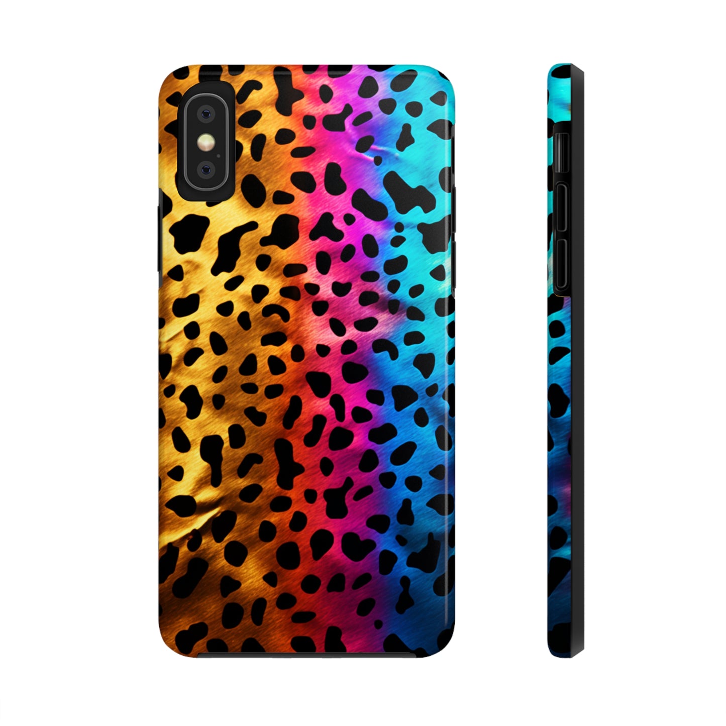 iPhone 14 Pro Max Rainbow Leopard Patterns