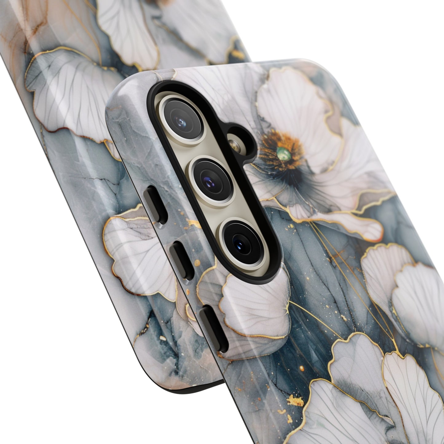 Flowers and Gold Phone Case