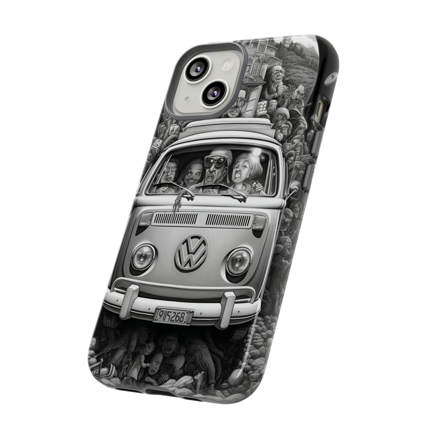 Vintage VW Camper Van iPhone Case