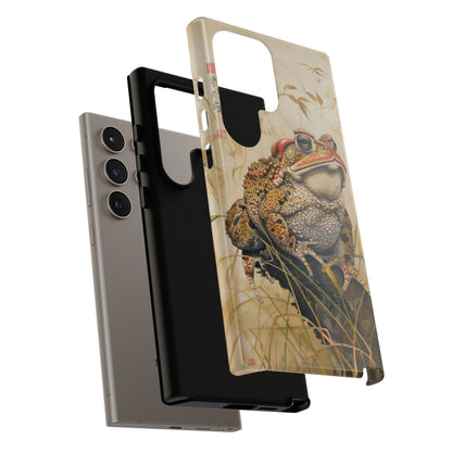 Toad on a Branch Japanese Style Art Painting Phone Case