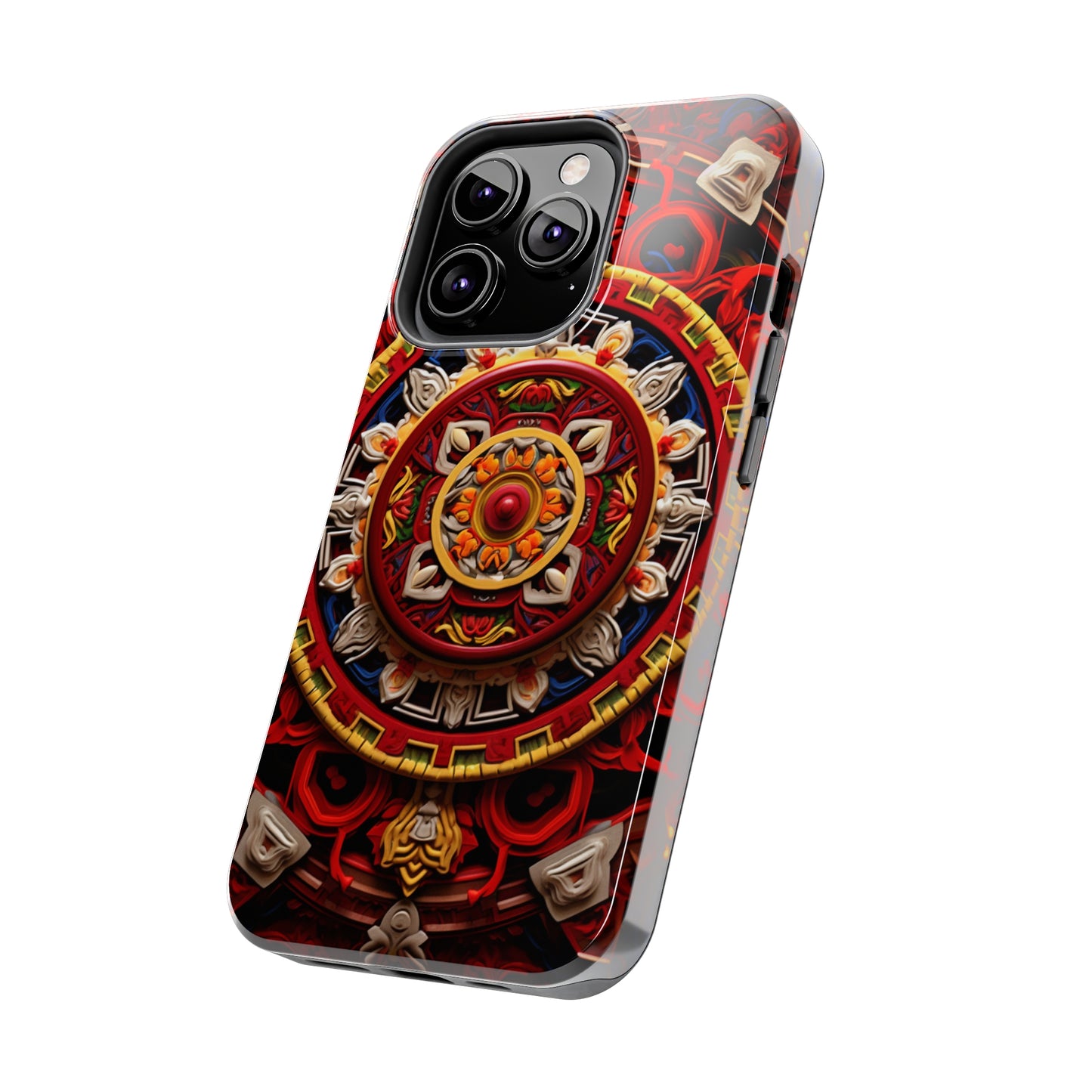 Mystical Visions: Psychedelic Tibet Mandala | Buddhist iPhone Case