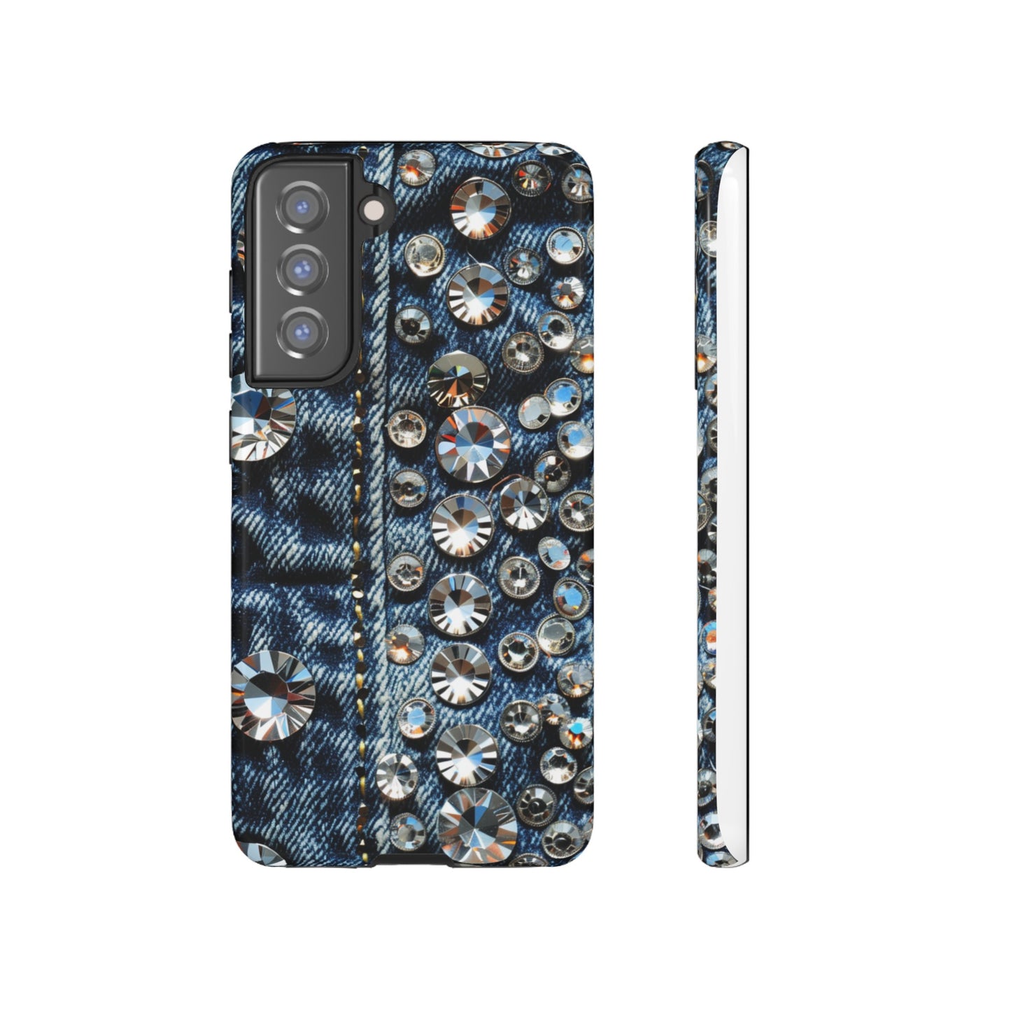 Blue Jean Queen Rhinestone Bling Phone Case