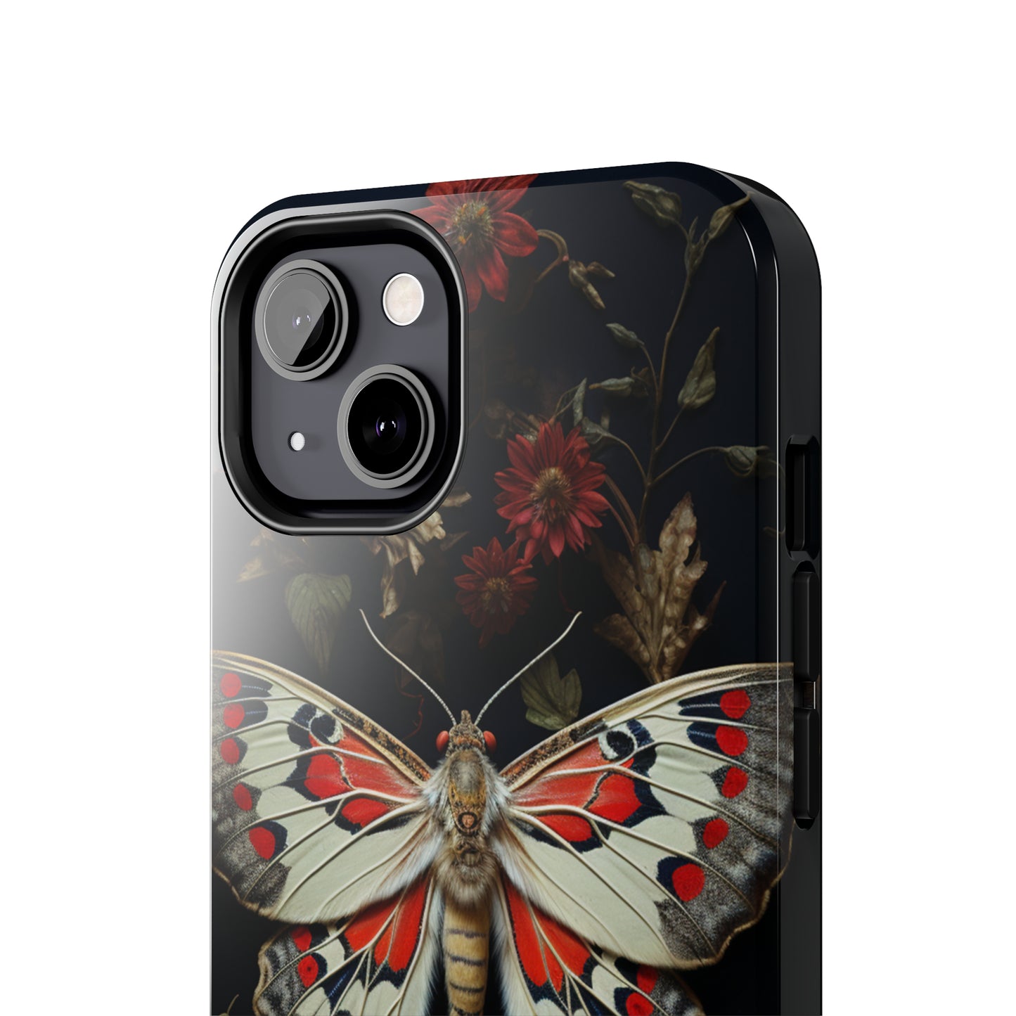 Deadhead Moth Gothic Floral Aesthetic Dark Academia iPhone Case | Embrace Mysterious Elegance