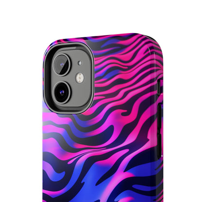 Wild Illusion: Trippy Tiger Stripes Mystique | Dynamic iPhone Case