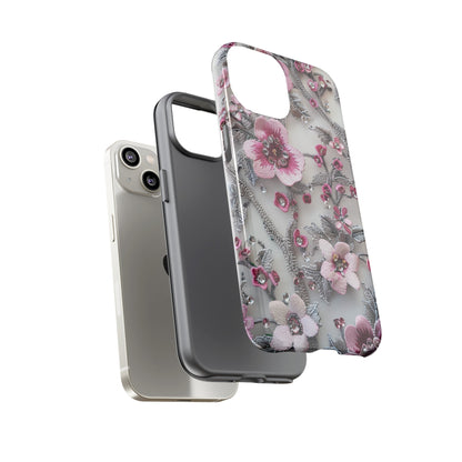 Coquette Aesthetic Floral Art iPhone 12 Case