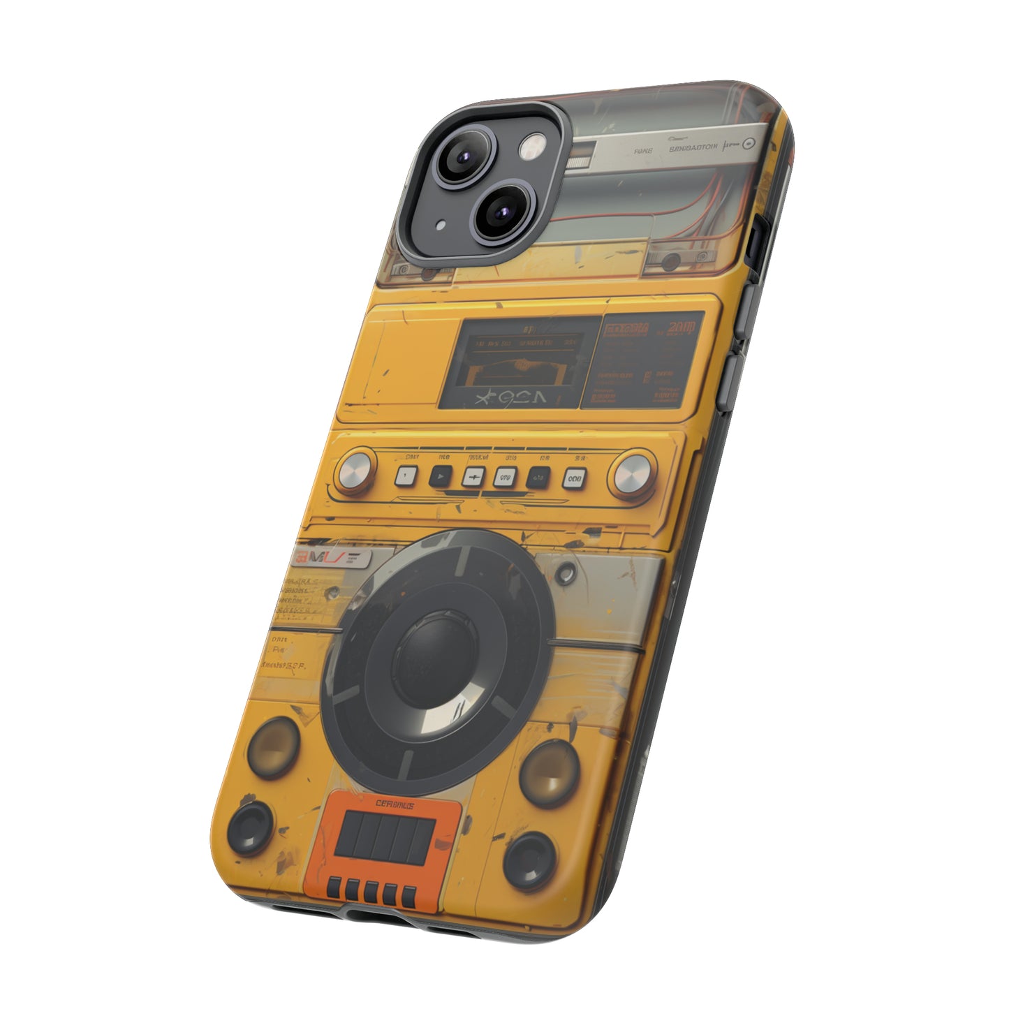 Cyberpunk Techno Gadget Walkman: Premium Phone Tough Case for iPhone, Samsung Galaxy, and Google Pixel