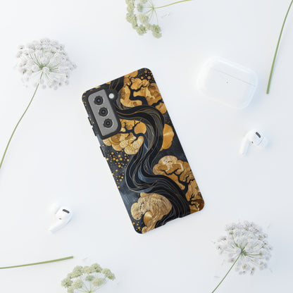 Gold and Silver Tree of Life Design Phone Case