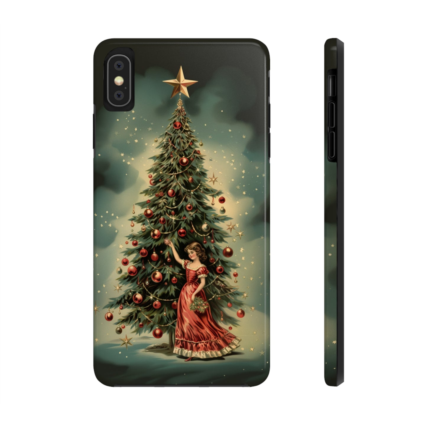 Vintage Christmas Charm Case for iPhone