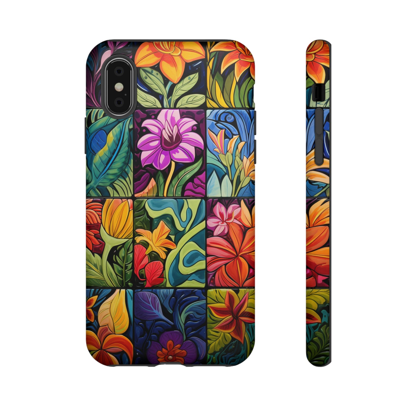 Colorful floral design phone case for Google Pixel