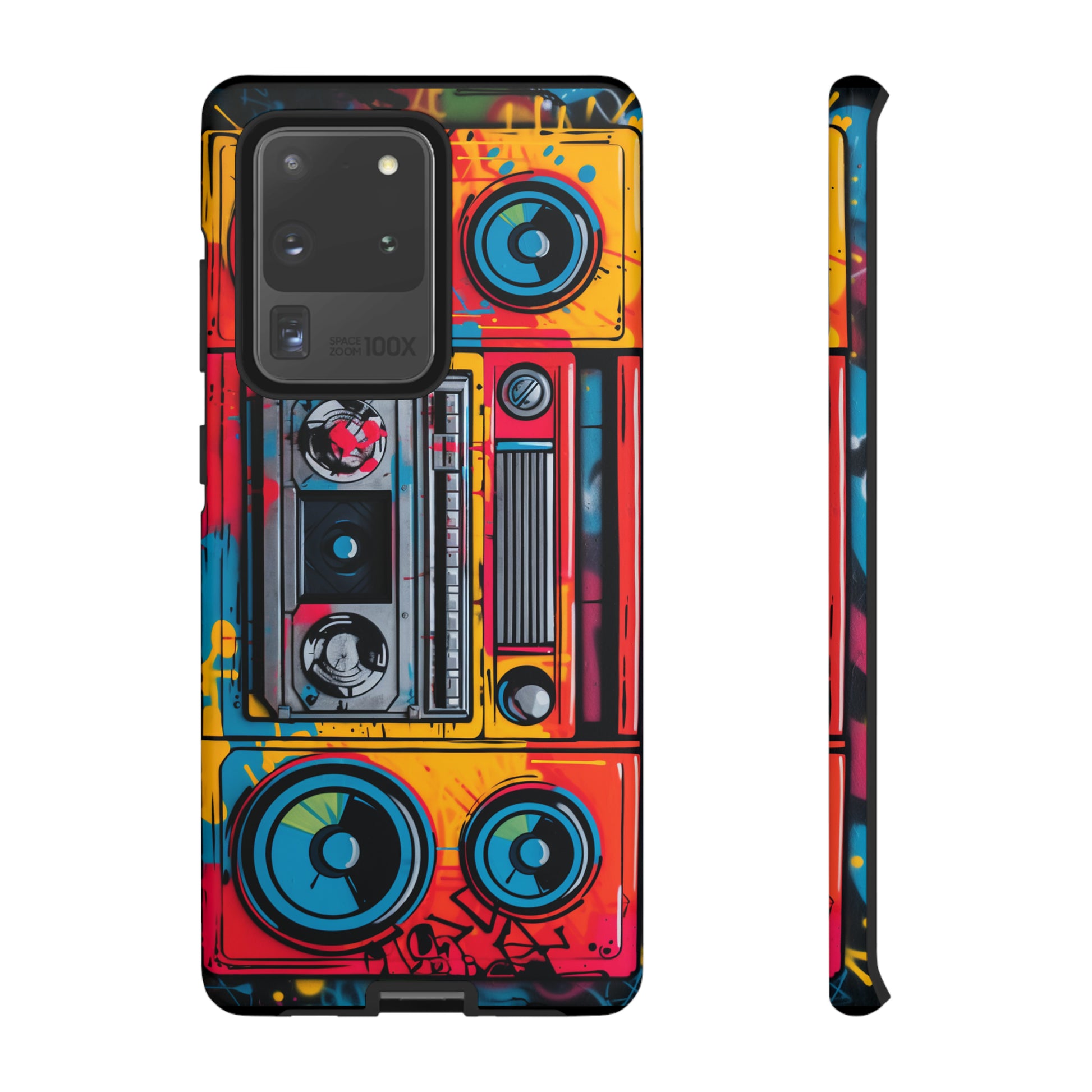 Retro style boombox design for iPhone 12