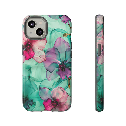 Watercolor Floral Orchids Phone Case