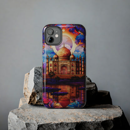 Taj Mahal Silhouette iPhone Case | Royal Elegance for Models 11 through 14 Pro Max