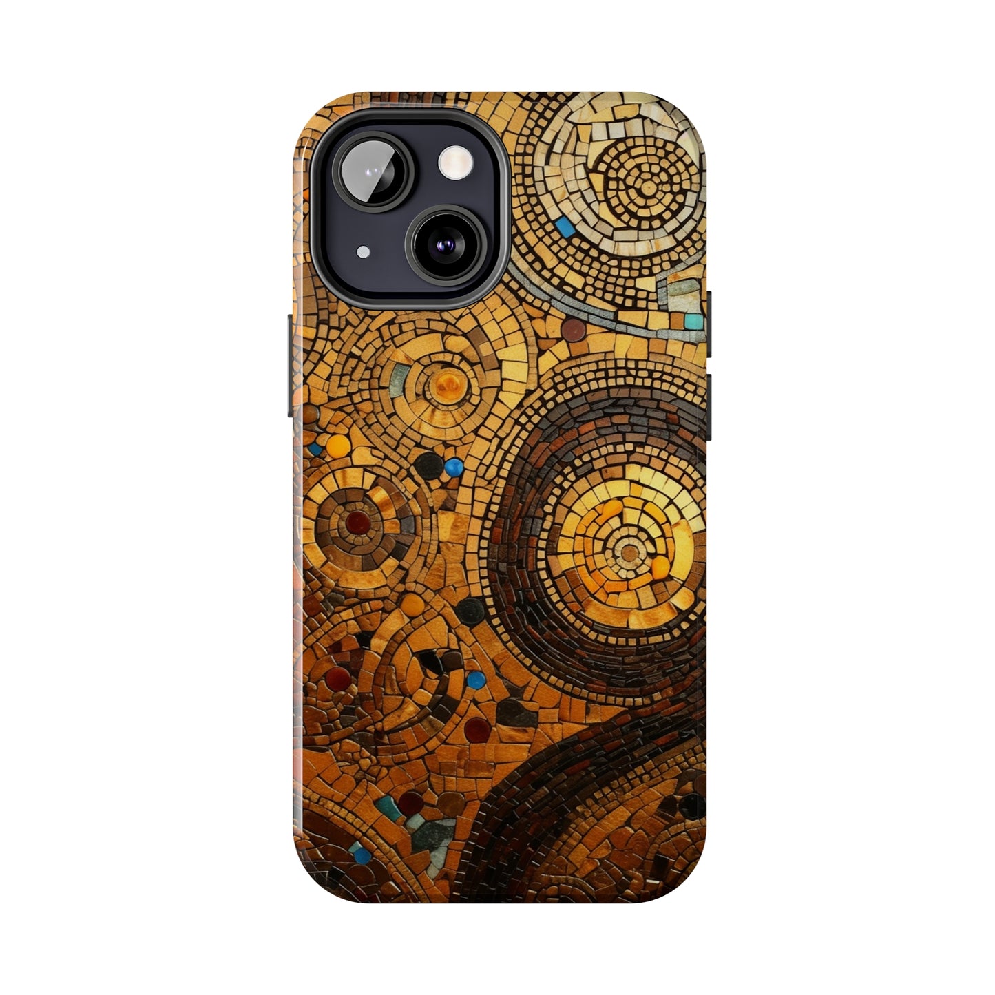 Golden Spiral Tile iPhone Case | Add Glamour and Elegance to Your Device