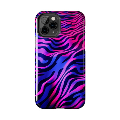 Wild Illusion: Trippy Tiger Stripes Mystique | Dynamic iPhone Case