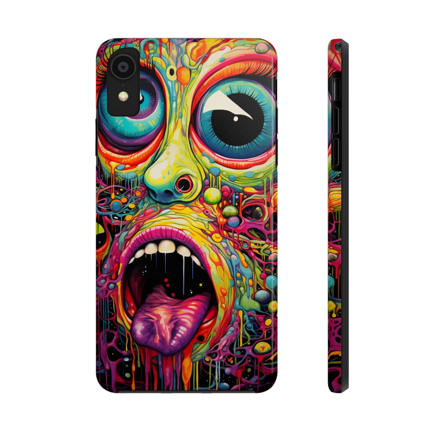 Trippy Hippie Acid Drop: Vibrant Swirls & Dazzling Colors | Tough iPhone Case