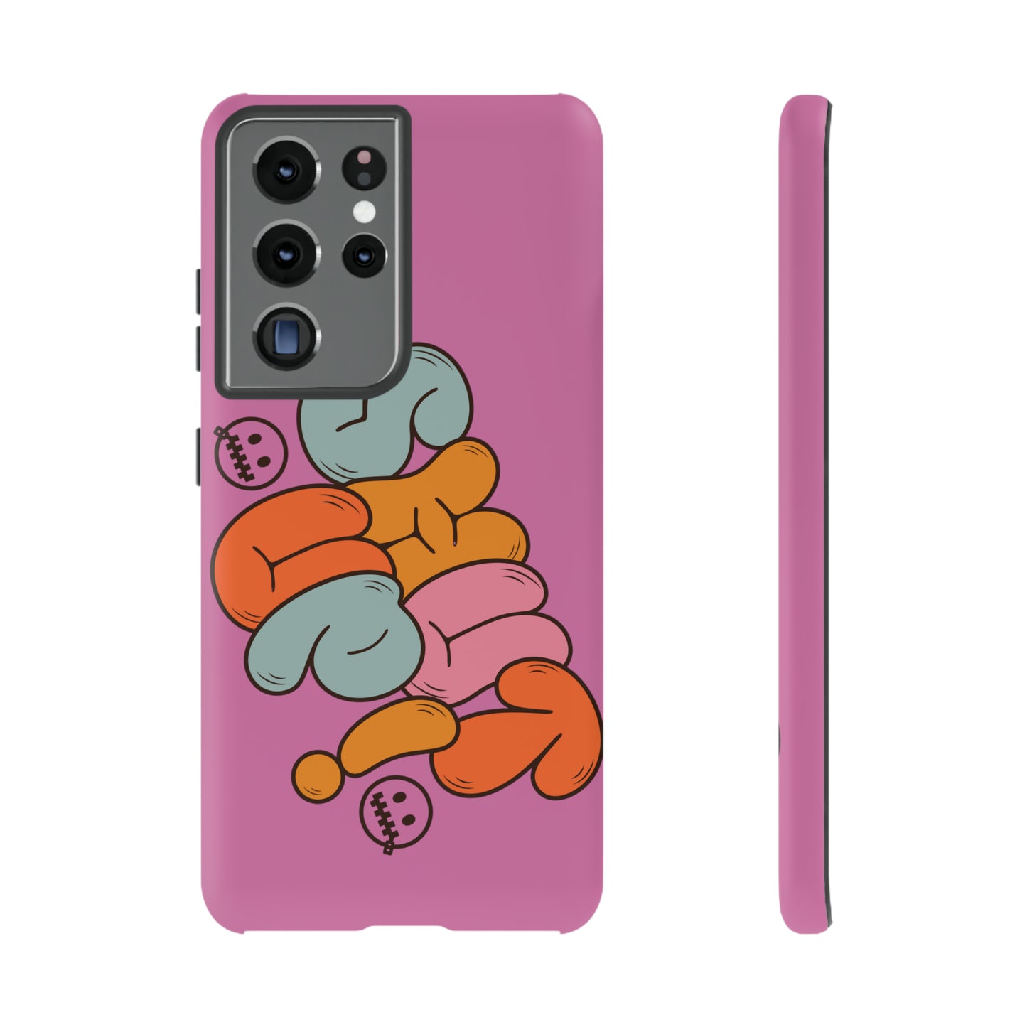 Shut Up Phone Case | Warm Retro Psychedelic Colors | For iPhone, Pixel, Samsung