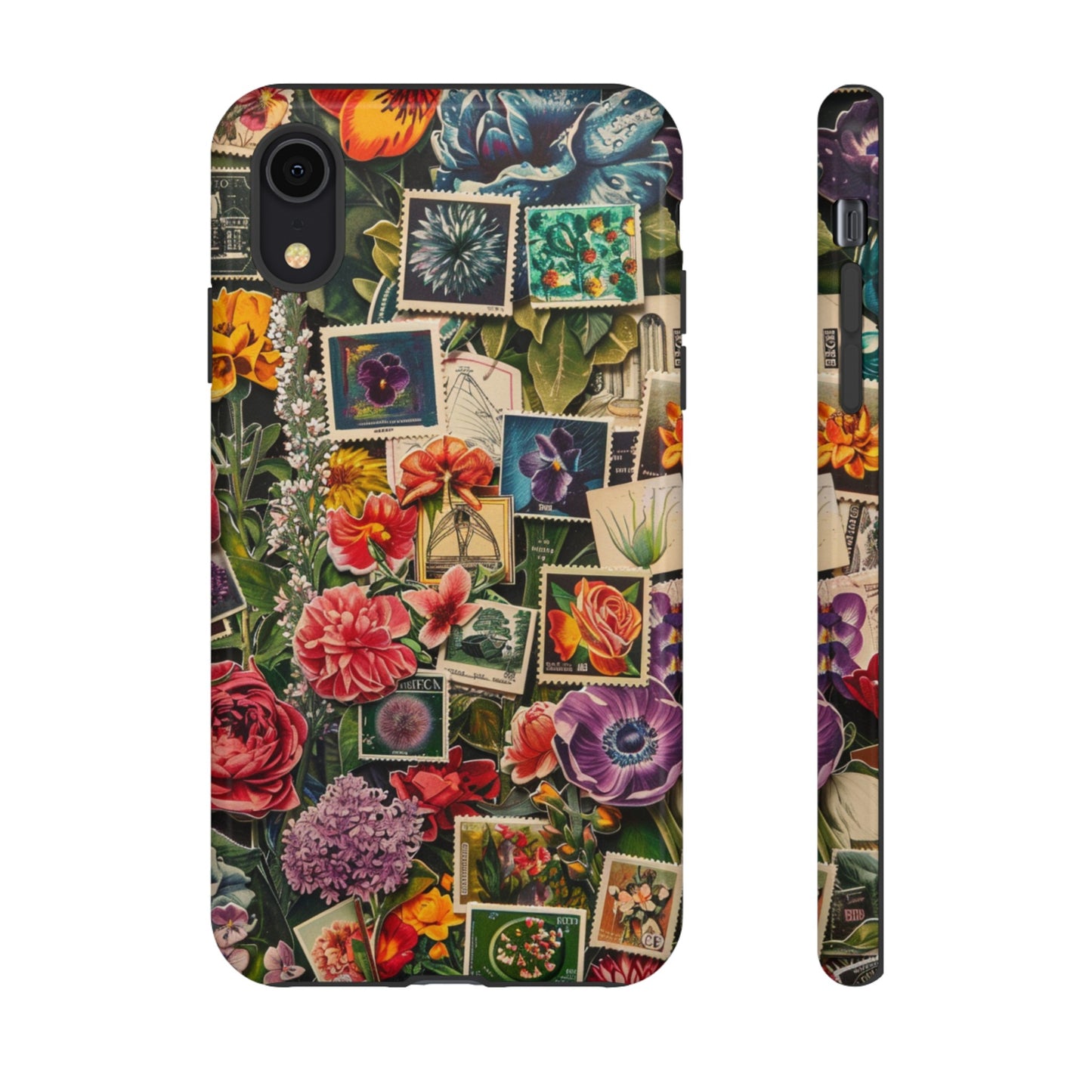 Vintage Floral Stamps Phone Case