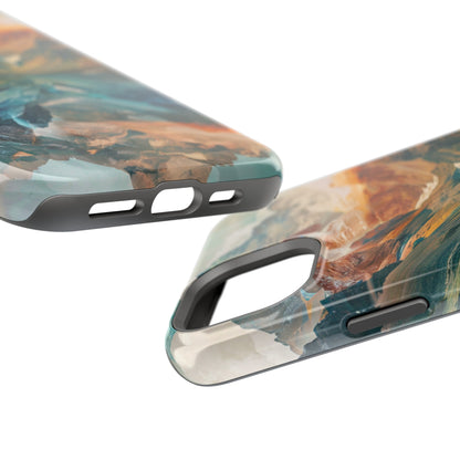 Reflections Mountain Sunset Lake MagSafe Phone Case