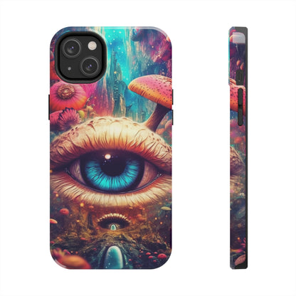 Eye of the Mushroom Psychedelic Art iPhone Case | Embrace the Trippy Enigma