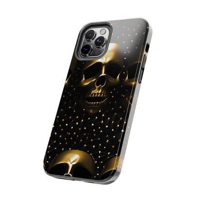 Dark and luxurious studded iPhone case design