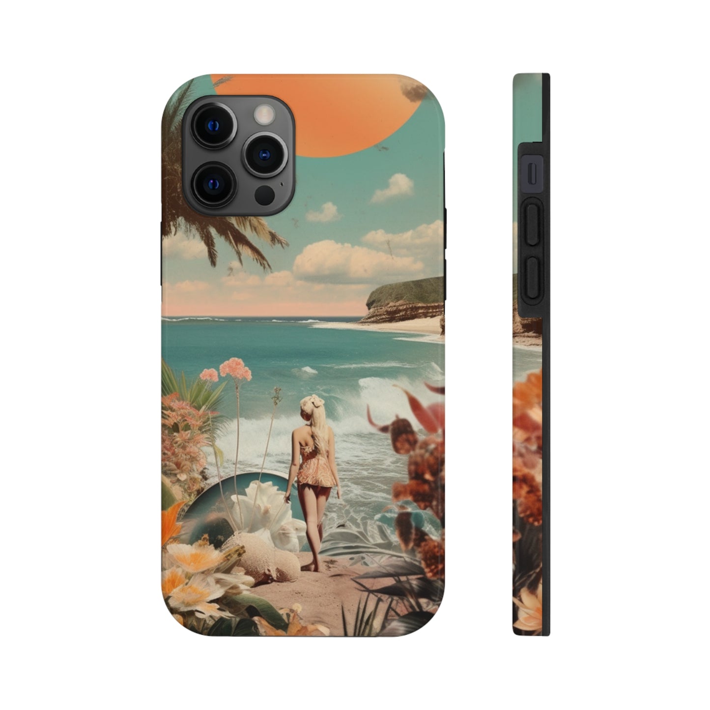 A Day at the Beach iPhone Tough Case | Embrace the Serenity of Coastal Living with Reliable Protection