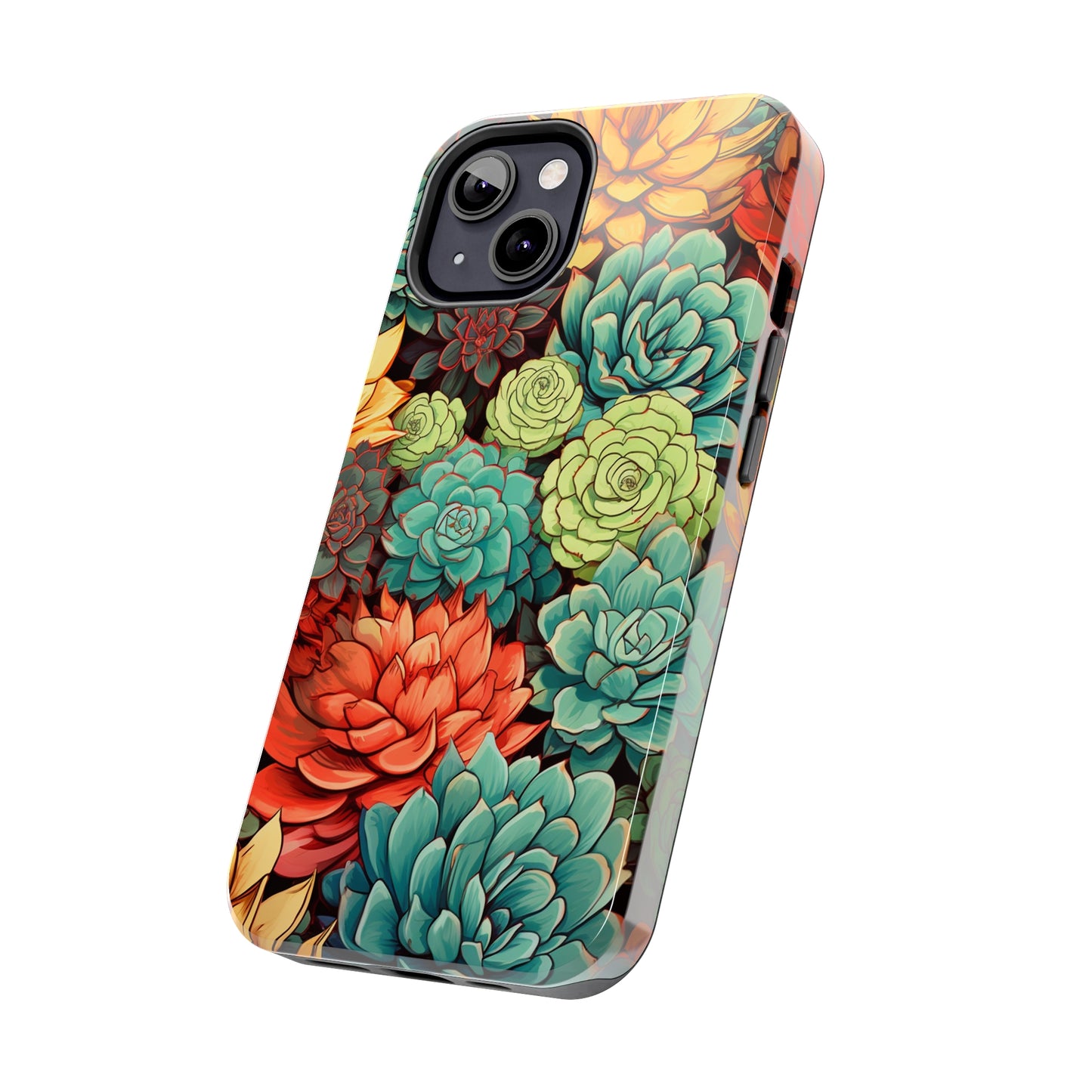 Succulent Desert Cactus Floral iPhone Case | Embrace the Beauty of Arid Elegance