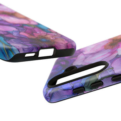 Purple Flower Stained Glass Phone Case