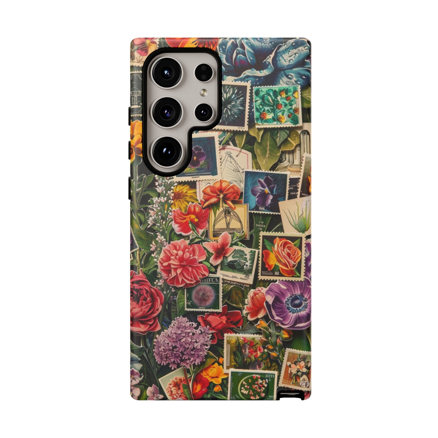 Vintage Floral Stamps Phone Case