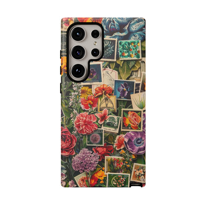 Vintage Floral Stamps Phone Case