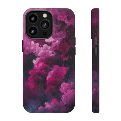 Magenta and Blue Color Explosion Phone Case