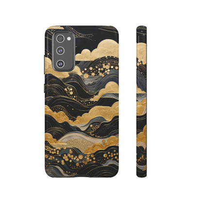 Chiyogami Mountains Tough Phone Case fits Galaxy S23 S22 S21 S20 Plus Ultra | Iphone 14 13 12 11 8 Pro Max Mini | Pixel 7 6 Pro 5 | Japanese