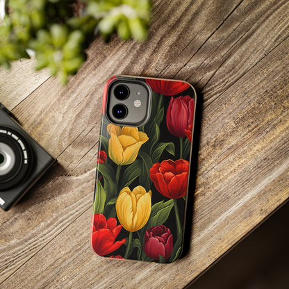 Tulip Floral Aesthetic iPhone Case | Embrace the Beauty of Nature in Full Bloom