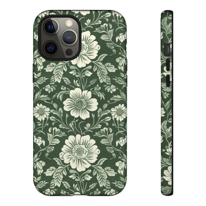 Floral Sage Green Wildflower Phone Case