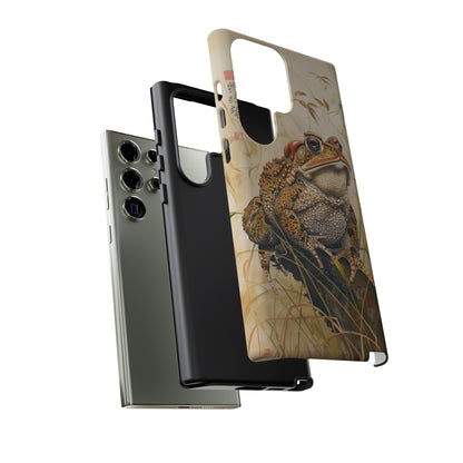 Toad on a Branch Japanese Style Art Painting Phone Case