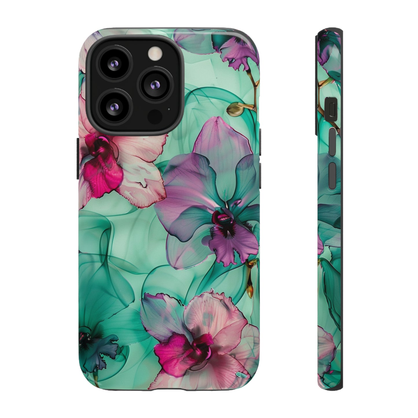 Watercolor Floral Orchids Phone Case