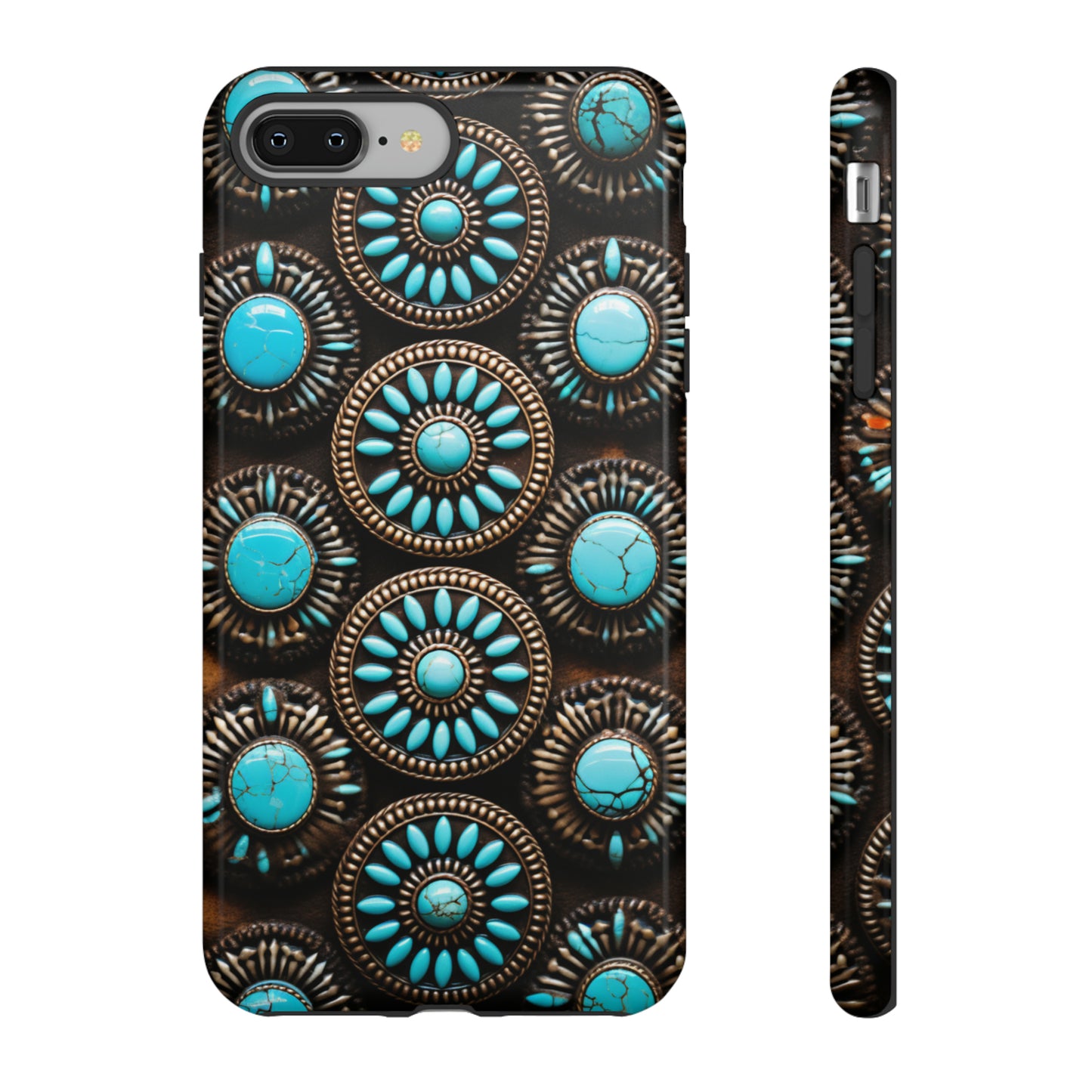 Vintage Navajo Native American Turquoise Concho Phone Case