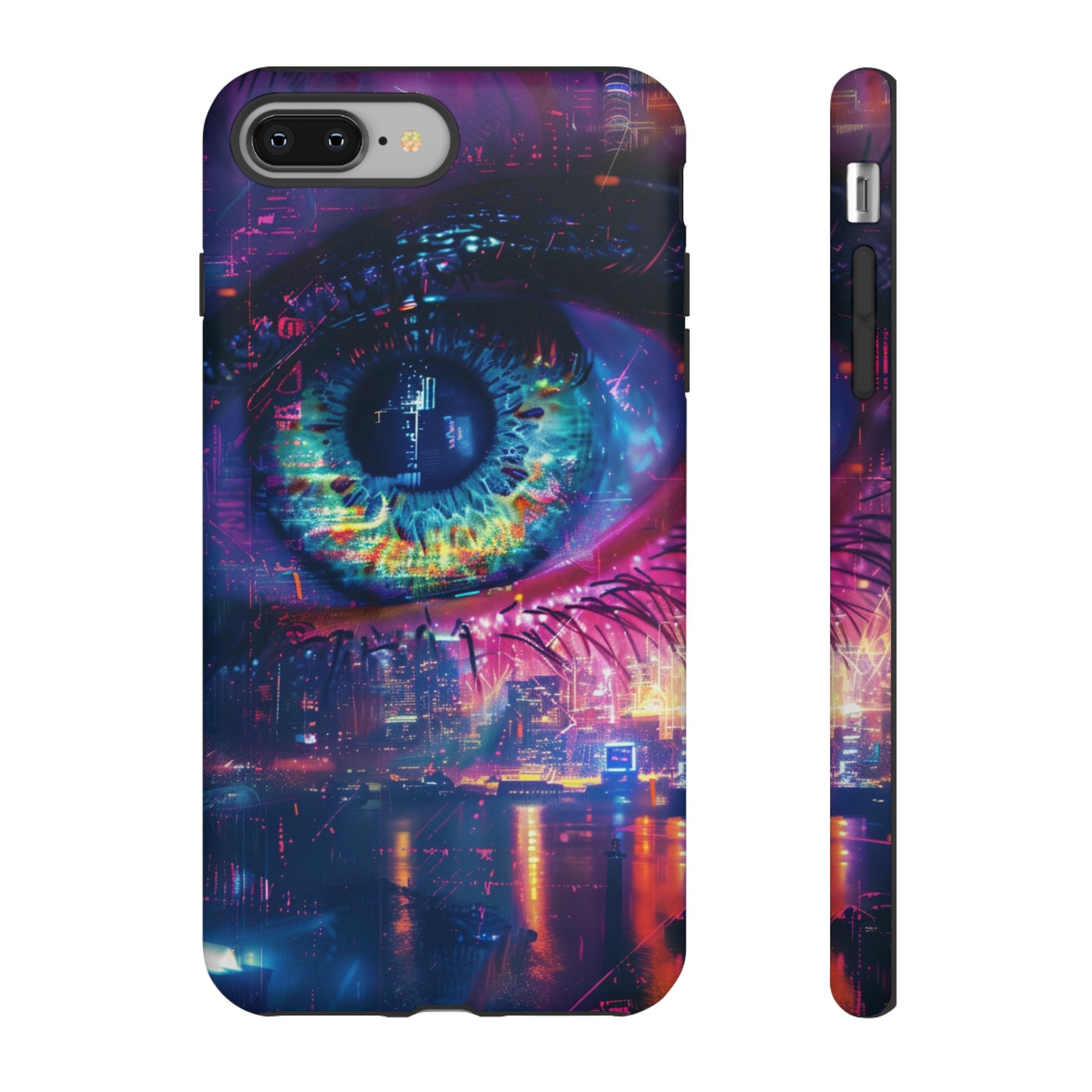 Futuristic eye design cover for Samsung Galaxy S24