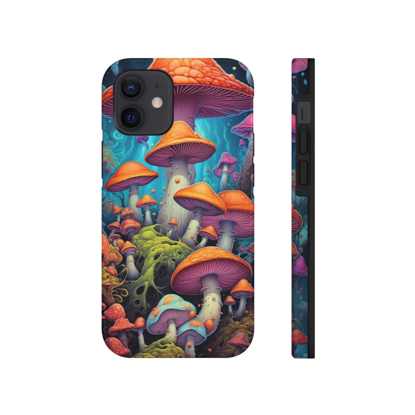 Psychedelic Magic Mushrooms Phone Case for iPhone | Embrace the Enchanting Trippy Vibes with Reliable Protection