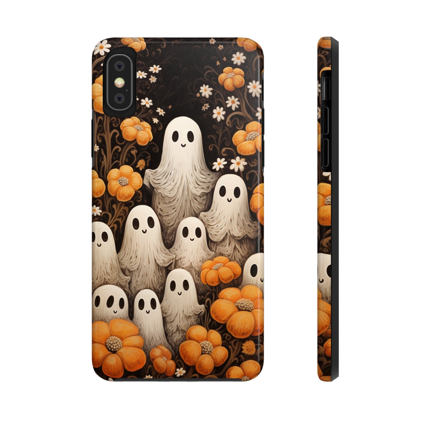 Ghostly Greetings: "Boo Trick or Treat" | Spooky Halloween Spirits iPhone Case