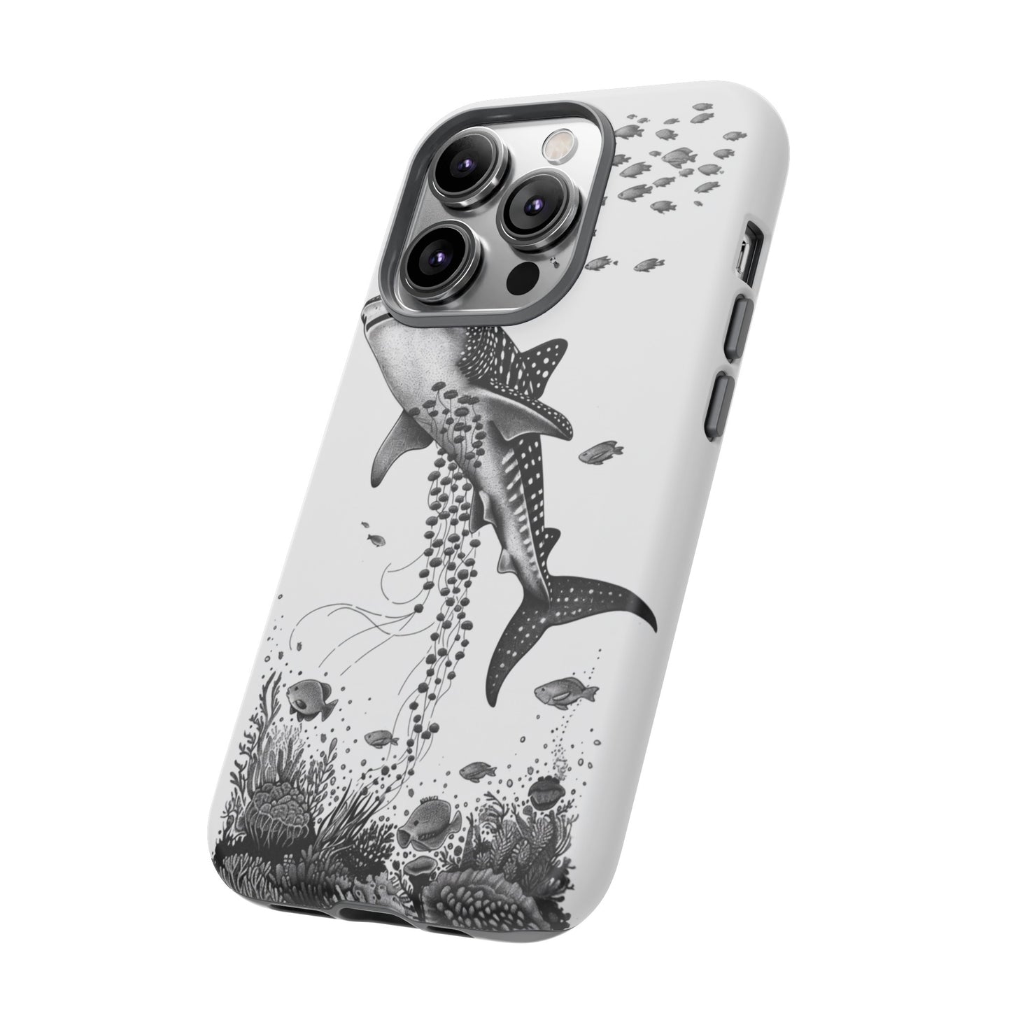 Whale Shark, Turtle, Manta Ray Phone Case