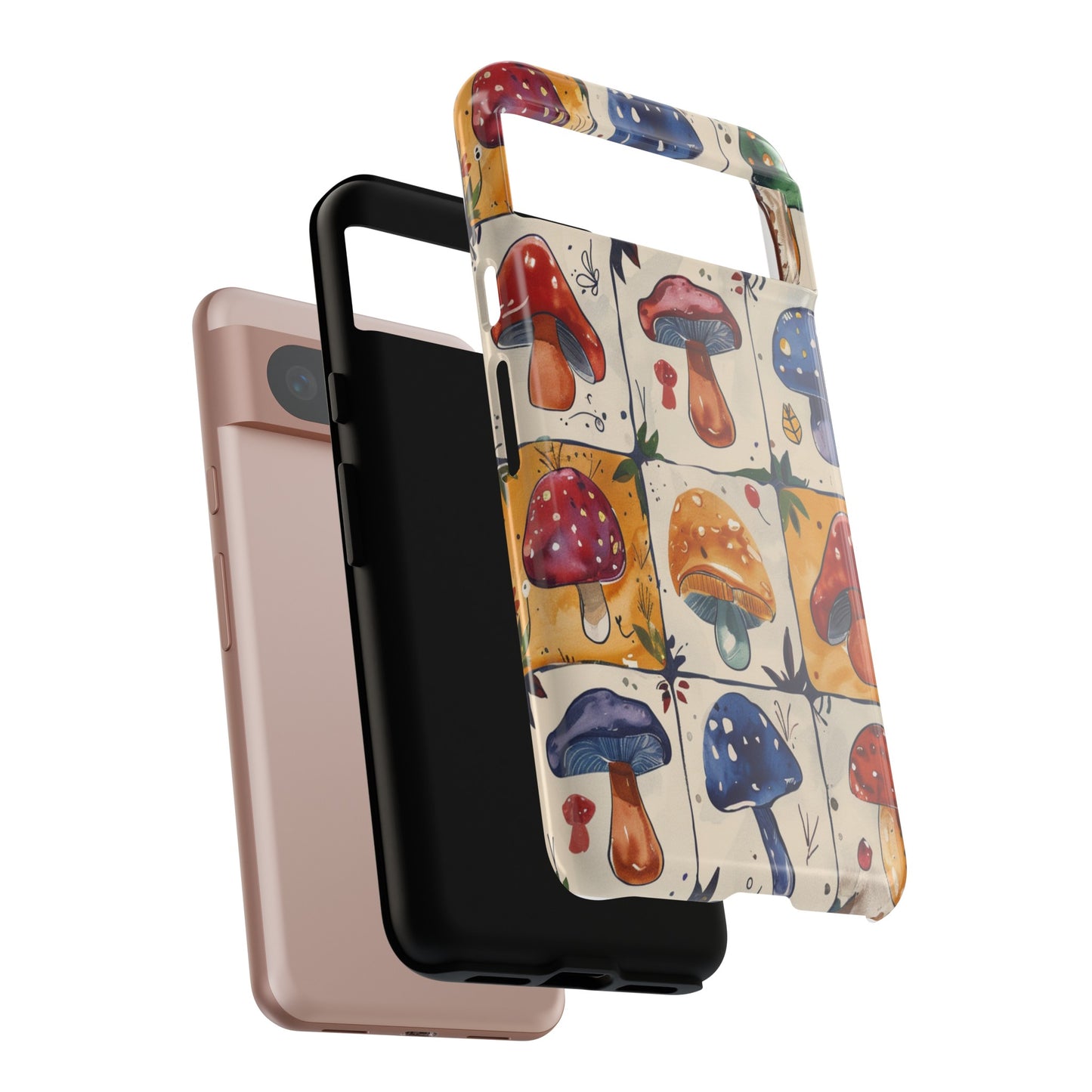 Trippy Magic Mushroom Toadstools Phone Case