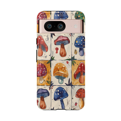 Trippy Magic Mushroom Toadstools Phone Case