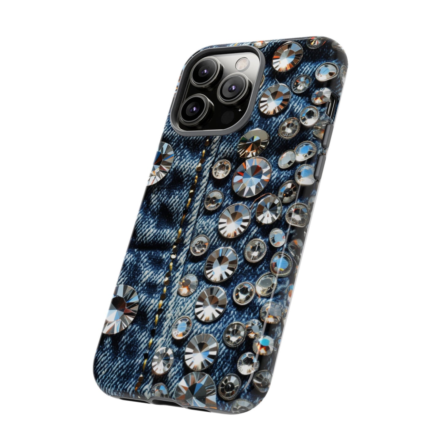 Blue Jean Queen Rhinestone Bling Phone Case