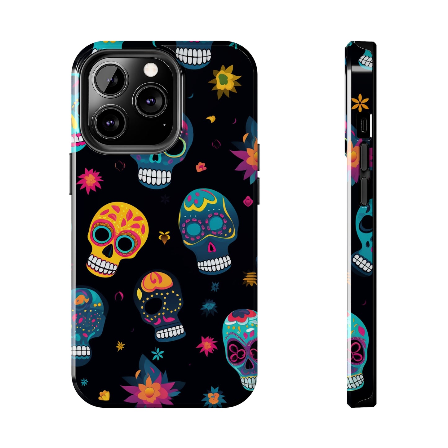 Sugar Skull iPhone Case | Day of the Dead Elegance for Apple iPhone Models