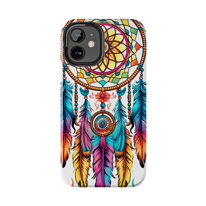 Psychedelic Native American Dreamcatcher iPhone Case | Fusion of Art and Cultural Heritage