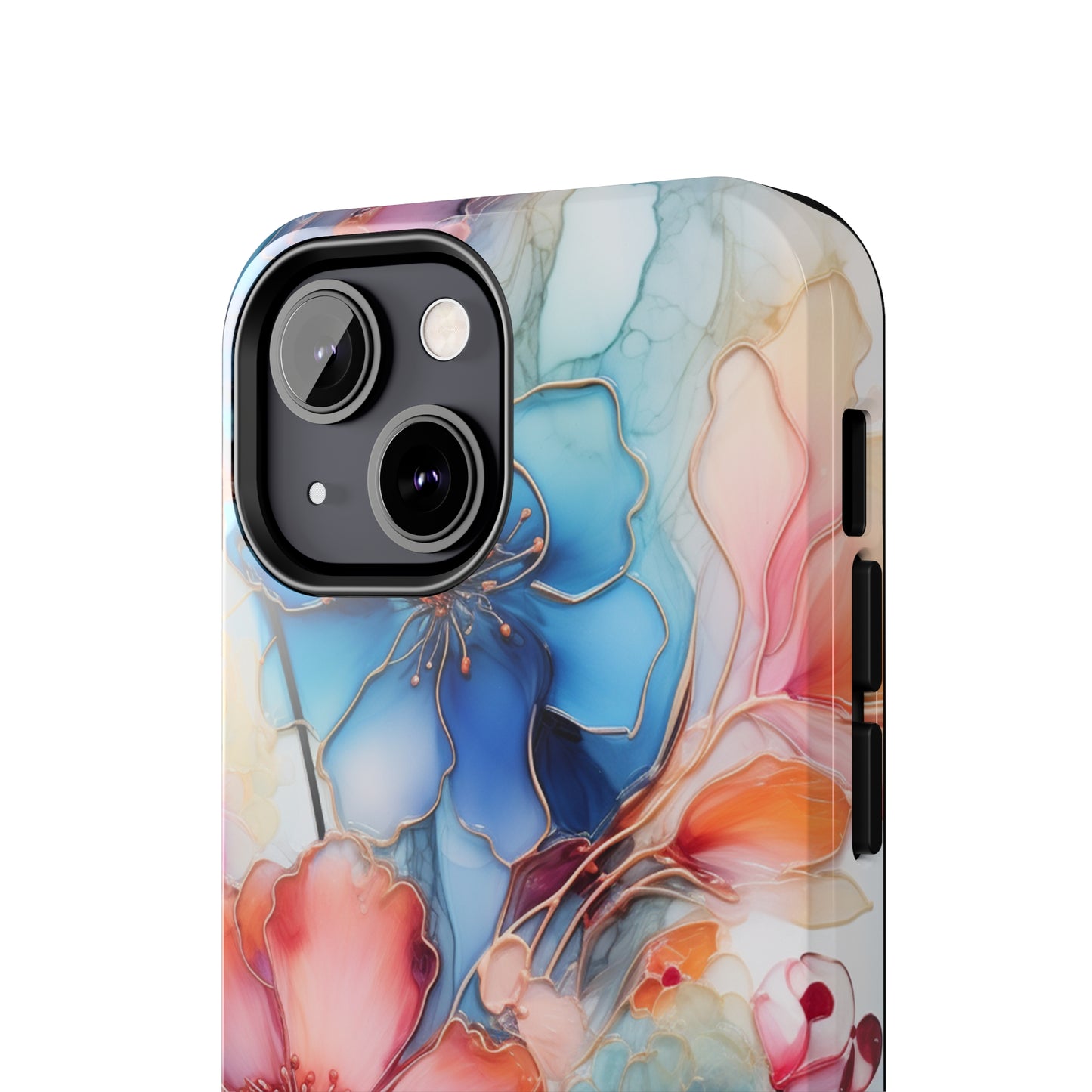 Marbled Watercolor iPhone Case | Embrace the Mesmerizing Multicolor Art