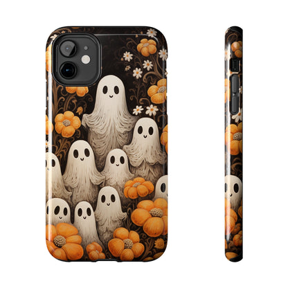 Ghostly Greetings: "Boo Trick or Treat" | Spooky Halloween Spirits iPhone Case