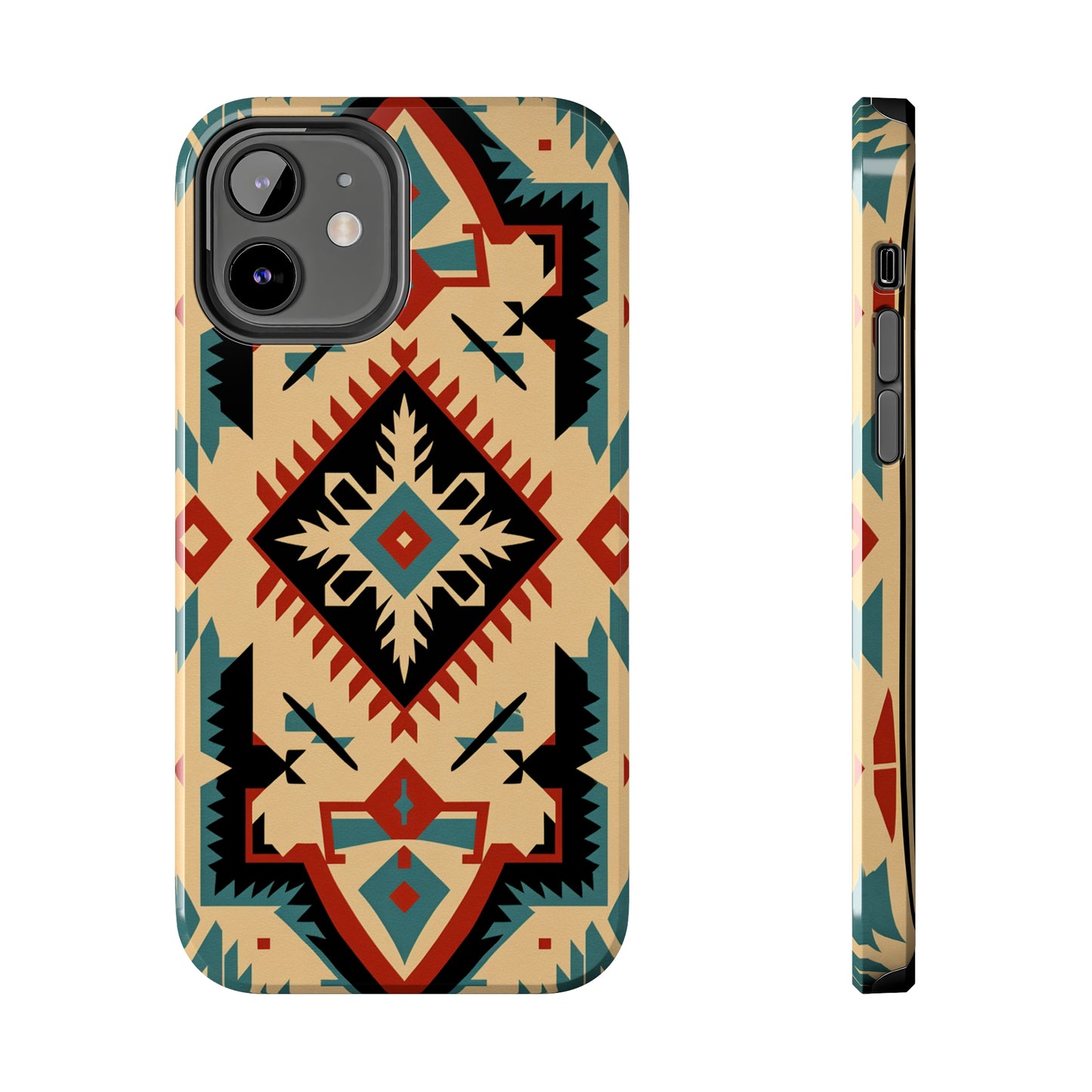 Native American Santa Fe Style Abstract iPhone Case