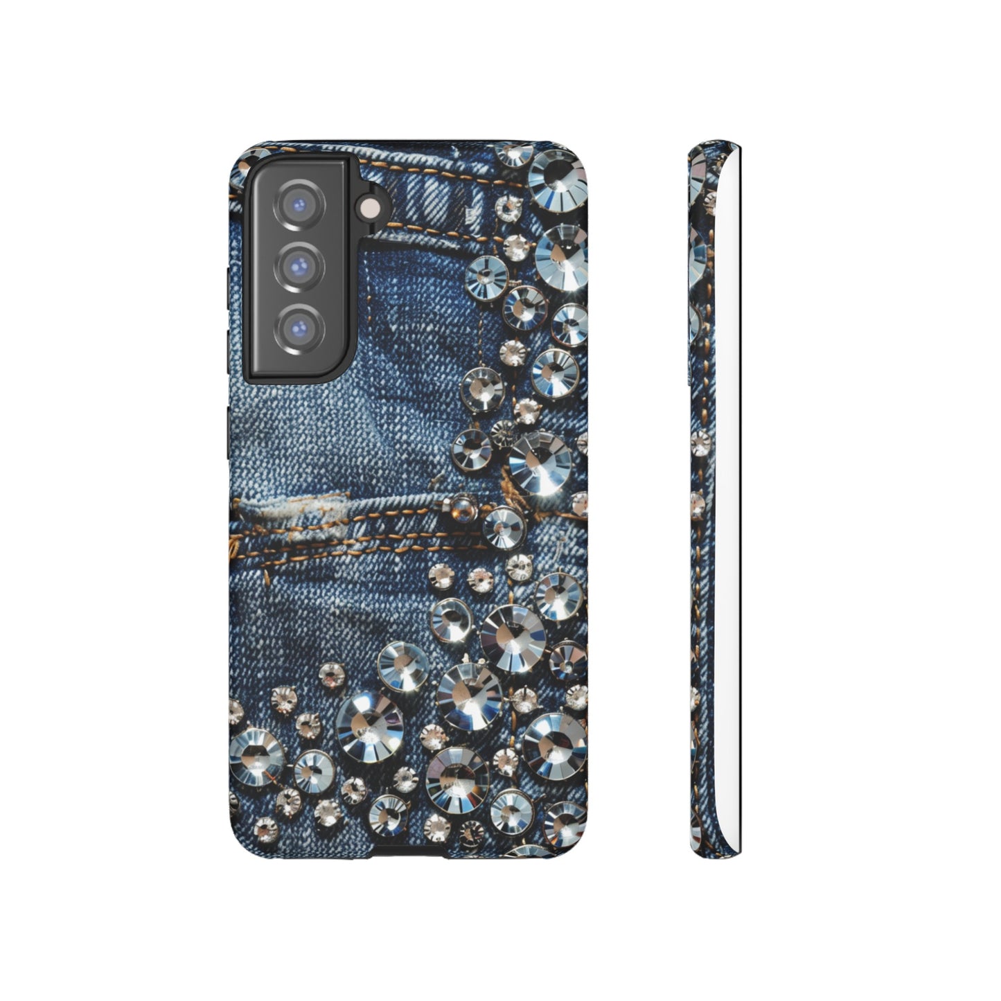 Blue Jean Queen Rhinestone Bling Phone Case