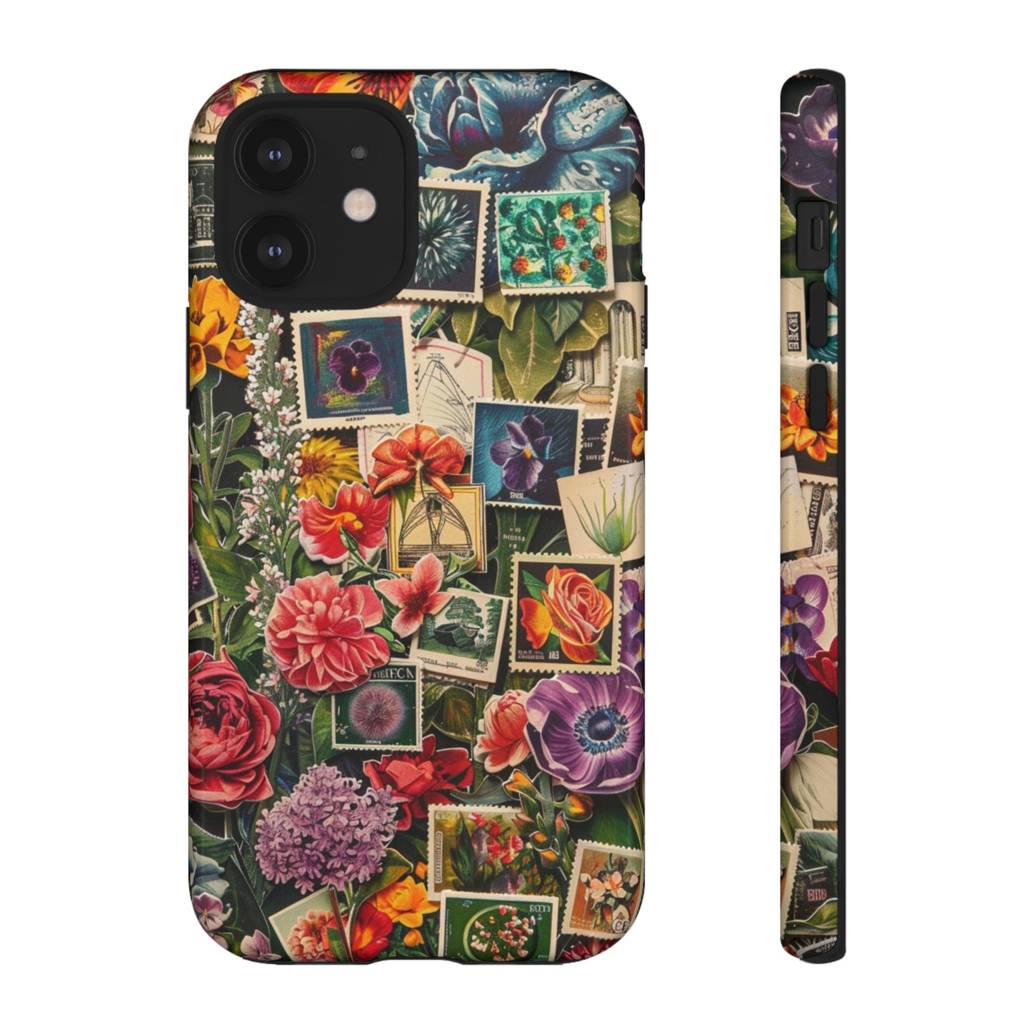 Vintage Floral Stamps Phone Case